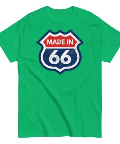 1966 Birthday Gift T-shirt Made in 66 US Route 66 Style