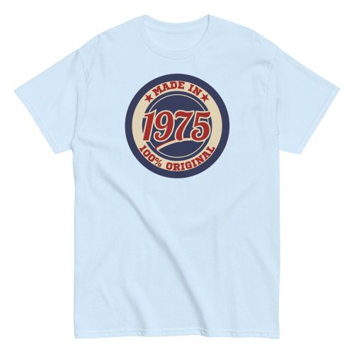 Made in 1975 Birthday T-shirt 50th Birthday Gift Tshirt