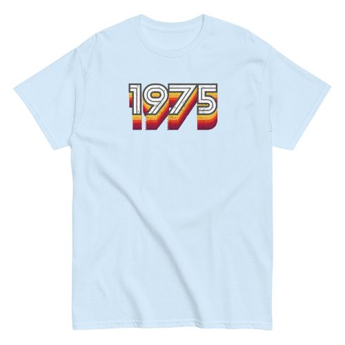 1975 Birth Year Gift T-shirt 50th Birthday Tshirt 1975 Retro