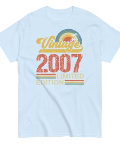 2007 Birthday Gift T-shirt Limited Edition T-shirt
