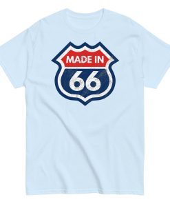 1966 Birthday Gift T-shirt Made in 66 US Route 66 Style