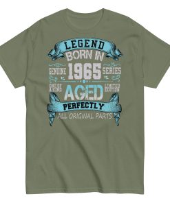 1965 Birthday Year Gift T-shirt 1965 Legend Aged Perfectly