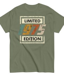 1975 Birthday Year Gift T-shirt Born In 1975 Limited Edition T-shirt