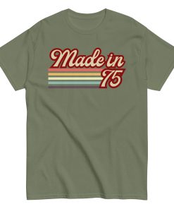 1975 Birthday Gift T-shirt Made in 75