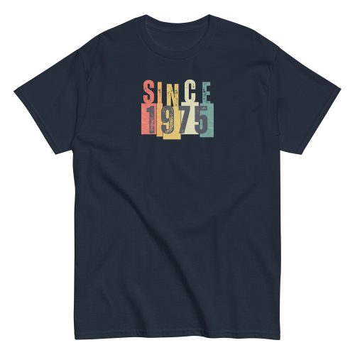 Since 1975 Birthday T-shirt 50th Birthday Gift For Him
