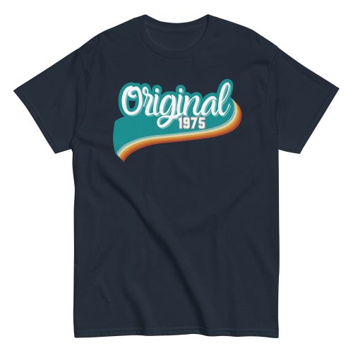 Original 1975 T-Shirt 50th Birthday Gift for 1975 Birth Year