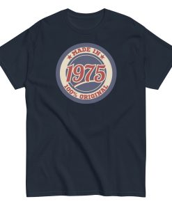 Made in 1975 Birthday T-shirt 50th Birthday Gift Tshirt