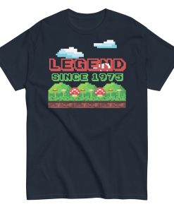 Legend Since 1975 Retro Gaming T-shirt 50th Birthday Tshirt