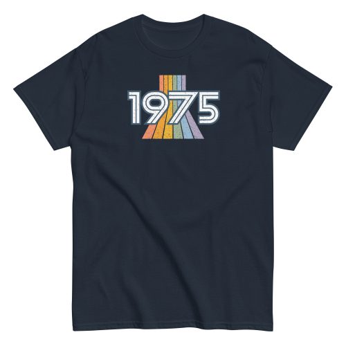 1975 Birth Year Gift T-shirt 50th Birthday T-shirt Retro 1975