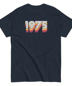 1975 Birth Year Gift T-shirt 50th Birthday Tshirt 1975 Retro