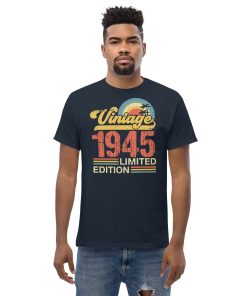 Vintage 1945 T-shirt Design Limited Edition Birth Year Gift