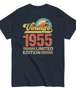Vintage 1955 Limited Edition Birthday T-shirt Gift 1955