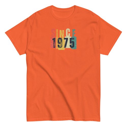 Since 1975 Birthday T-shirt 50th Birthday Gift For Him