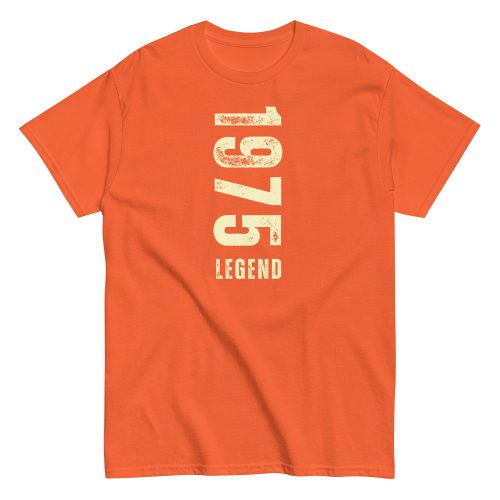 1975 Legend T-shirt 50th Birthday Gift for Him 1975
