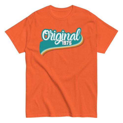 Original 1975 T-Shirt 50th Birthday Gift for 1975 Birth Year