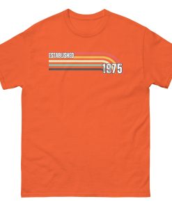 Established 1975 50th Birthday Gift T-shirt