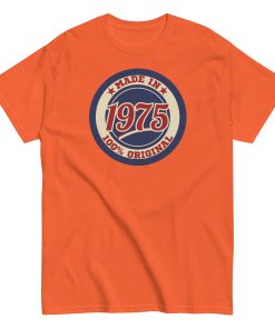 Made in 1975 Birthday T-shirt 50th Birthday Gift Tshirt