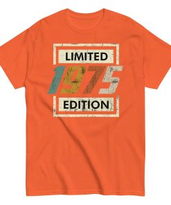 1975 Birthday Year Gift T-shirt Born In 1975 Limited Edition T-shirt