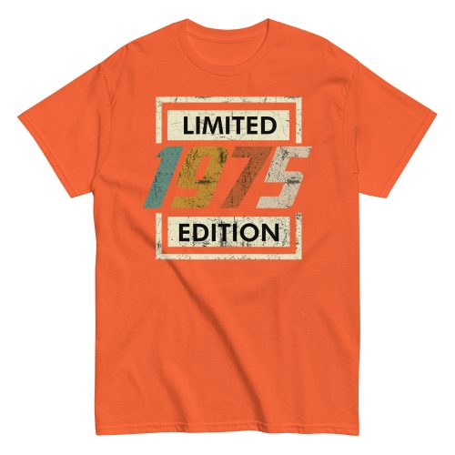 1975 Birthday Year Gift T-shirt Born In 1975 Limited Edition T-shirt