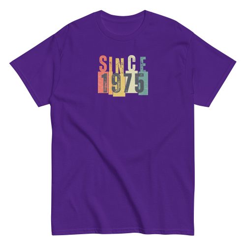 Since 1975 Birthday T-shirt 50th Birthday Gift For Him