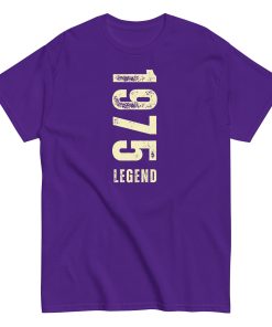 1975 Legend T-shirt 50th Birthday Gift for Him 1975
