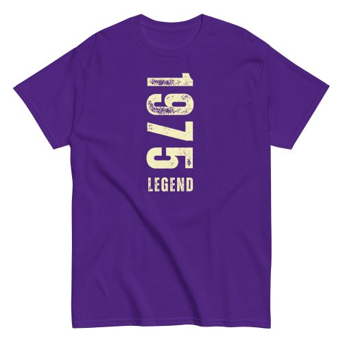 1975 Legend T-shirt 50th Birthday Gift for Him 1975