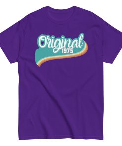 Original 1975 T-Shirt 50th Birthday Gift for 1975 Birth Year