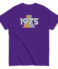 1975 Birth Year Gift T-shirt 50th Birthday T-shirt Retro 1975