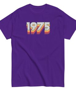 1975 Birth Year Gift T-shirt 50th Birthday Tshirt 1975 Retro