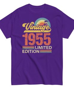 Vintage 1955 Limited Edition Birthday T-shirt Gift 1955