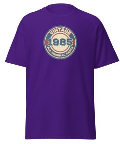 Vintage 1985 All Original Parts T-Shirt 1985 Birth Year Gift