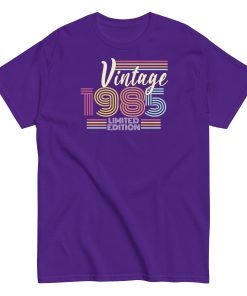 Vintage 1985 Limited Edition T-shirt 1985 Birth Year Gift