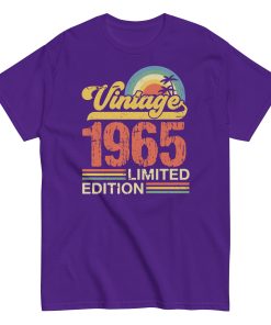 Vintage 1965 Limited Edition Birthday T-shirt 1965 Gift