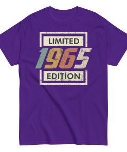 1965 Birthday Year Gift T-shirt Born In 1965 Limited Edition T-shirt