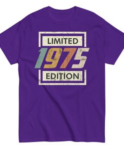 1975 Birthday Year Gift T-shirt Born In 1975 Limited Edition T-shirt