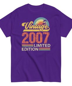 2007 Birthday Gift T-shirt Limited Edition T-shirt - Image 6