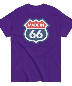 1966 Birthday Gift T-shirt Made in 66 US Route 66 Style