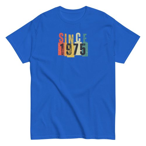 Since 1975 Birthday T-shirt 50th Birthday Gift For Him