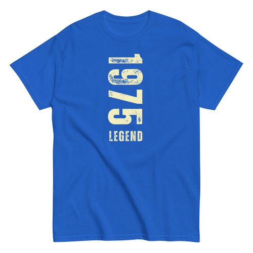1975 Legend T-shirt 50th Birthday Gift for Him 1975