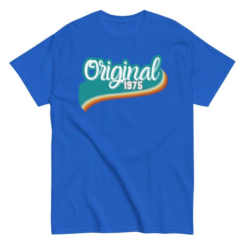 Original 1975 T-Shirt 50th Birthday Gift for 1975 Birth Year