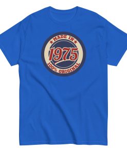 Made in 1975 Birthday T-shirt 50th Birthday Gift Tshirt