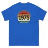 Vintage 1975 Limited Edition T-shirt 50th Birthday Gift