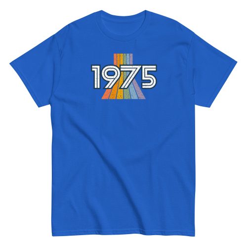 1975 Birth Year Gift T-shirt 50th Birthday T-shirt Retro 1975