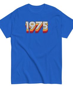 1975 Birth Year Gift T-shirt 50th Birthday Tshirt 1975 Retro