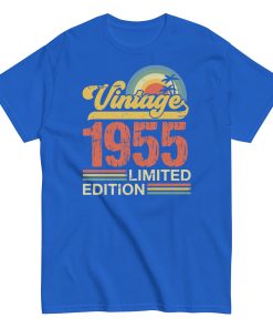 Vintage 1955 Limited Edition Birthday T-shirt Gift 1955