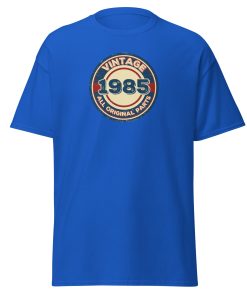 Vintage 1985 All Original Parts T-Shirt 1985 Birth Year Gift
