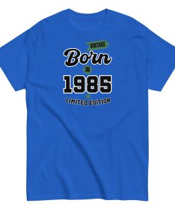 Made in 1985 Birthday T-shirt Vintage Birth Year 1985
