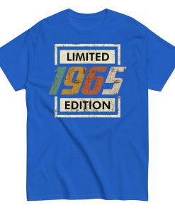 1965 Birthday Year Gift T-shirt Born In 1965 Limited Edition T-shirt