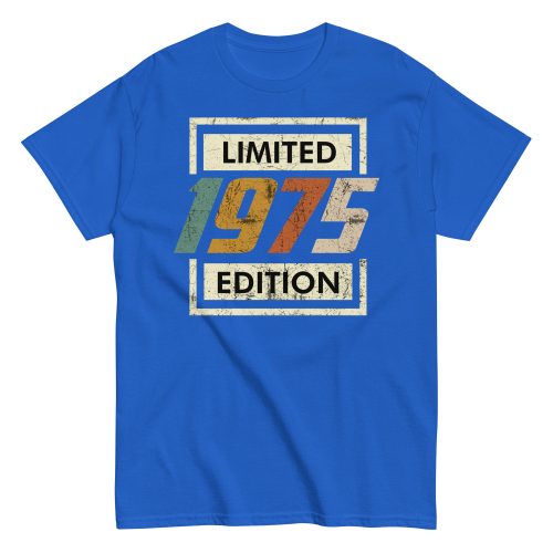 1975 Birthday Year Gift T-shirt Born In 1975 Limited Edition T-shirt