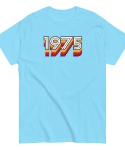 1975 Birth Year Gift T-shirt 50th Birthday Tshirt 1975 Retro